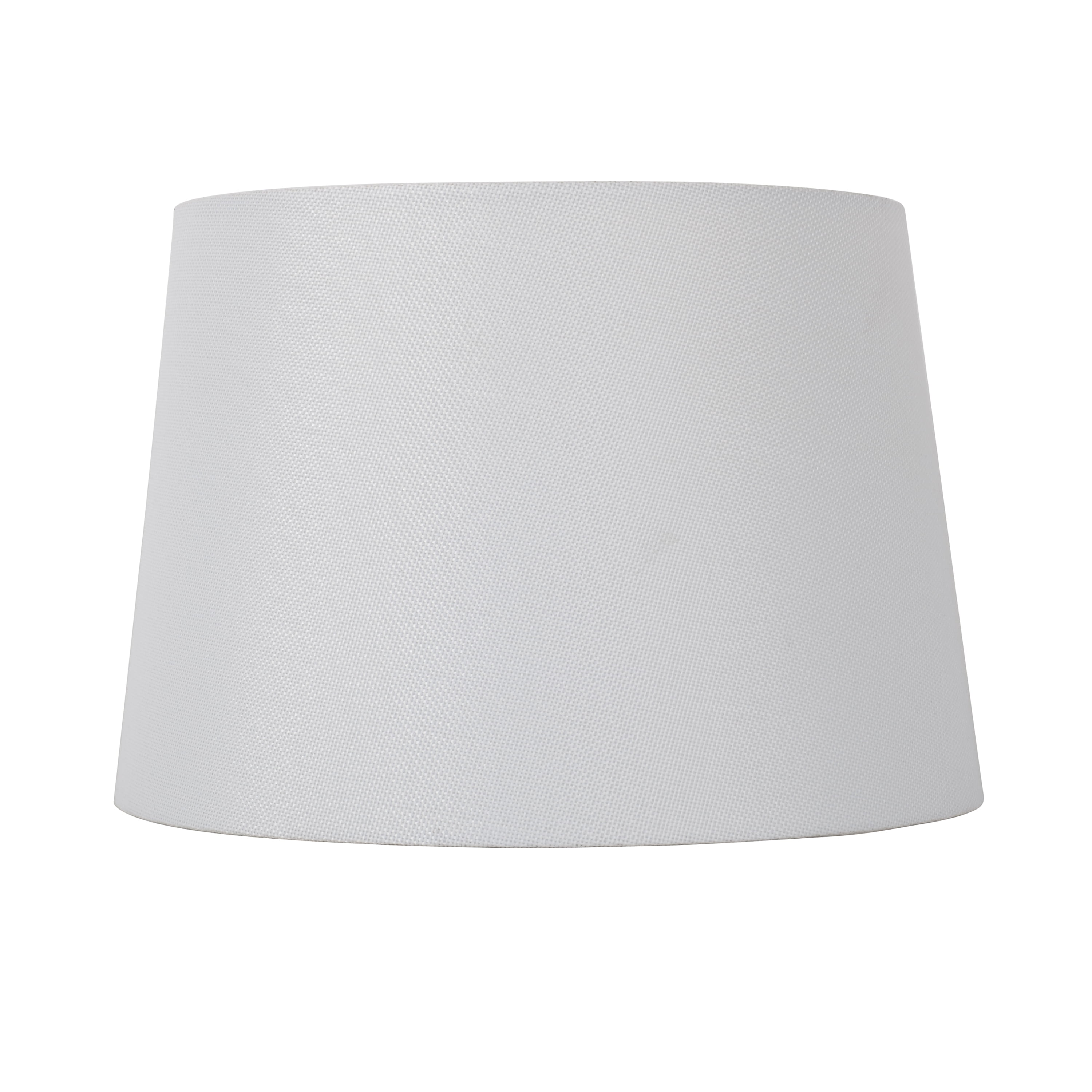 Mainstays White Textured Medium Mod Drum Lamp Shade - Walmart.com