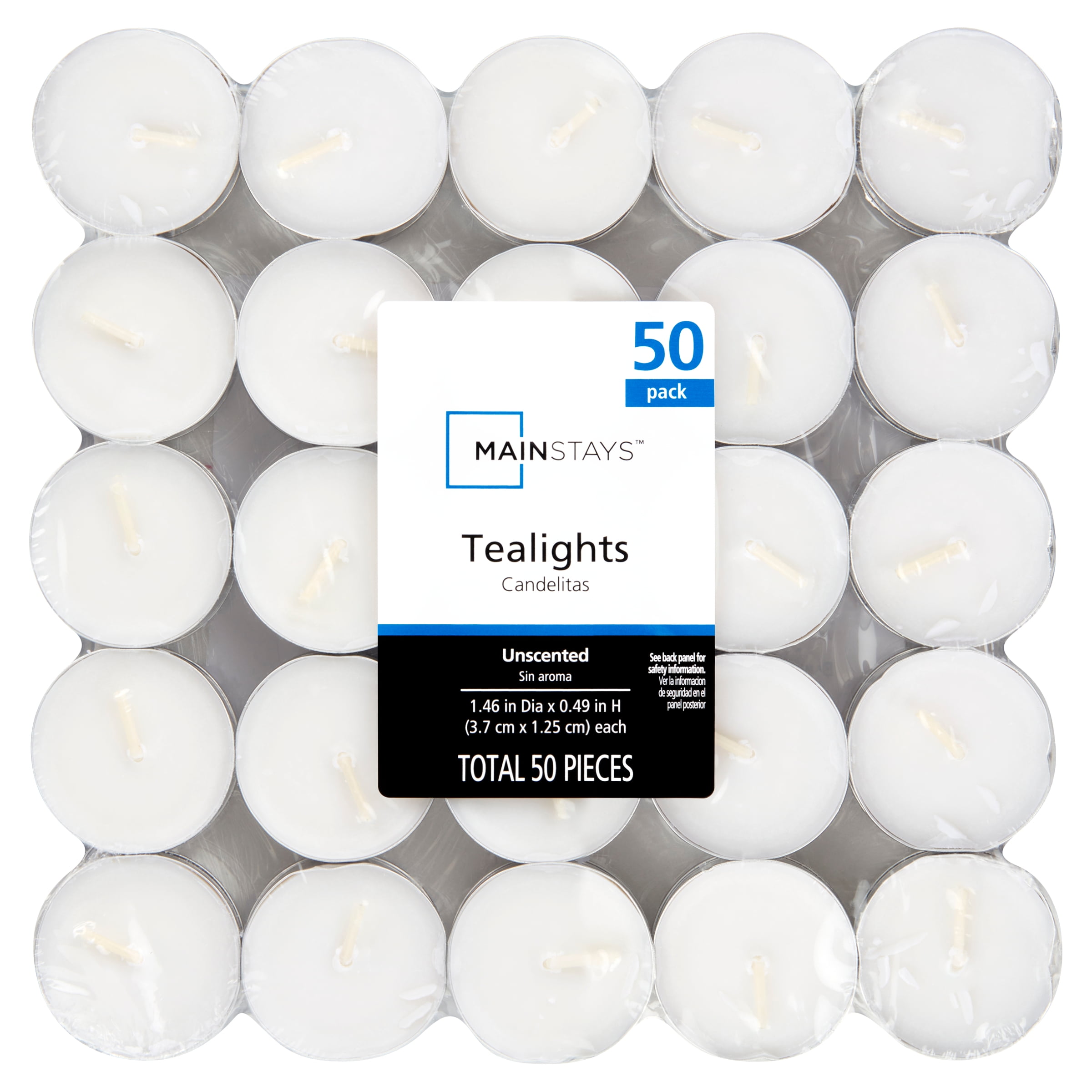Candle-lite Valentine's Day 50 ct Unscented White Tea Light
