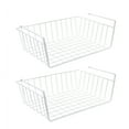 Mainstays Wire Under Baskets, White, 2 Count