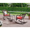 Mainstays Wicker 3Piece Rocker Set