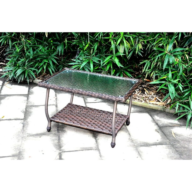 Mainstays Wicker Coffee Table, Brown