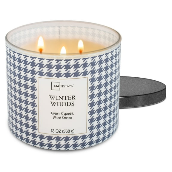 Mainstays Winter Woods Scented 3-Wick Candle, 13 oz.