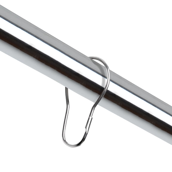 Mainstays Wire Chrome Shower Curtain Rings, Set of 12