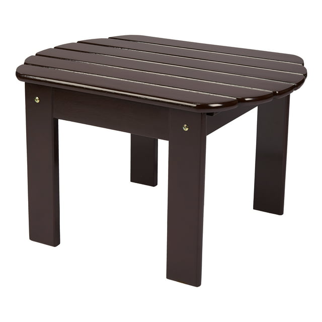 Mainstays Wood Adirondack Outdoor Side Table, Multiple Colors