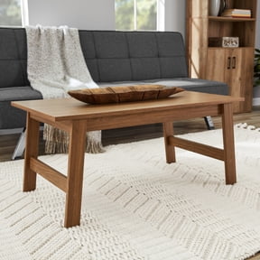 Mainstays Rectangle Coffee Table, Walnut Finish