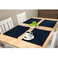 thumbnail image 1 of Mainstays Woven Cotton Placemat, 1 Piece, 14 in x 19 in, Navy Blue, 1 of 5