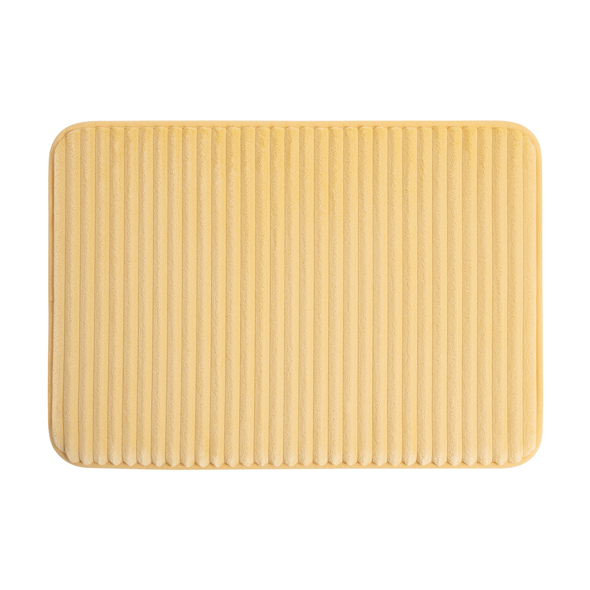 Mainstays Yellow Performance Foam 17"x 24" Bath Rug