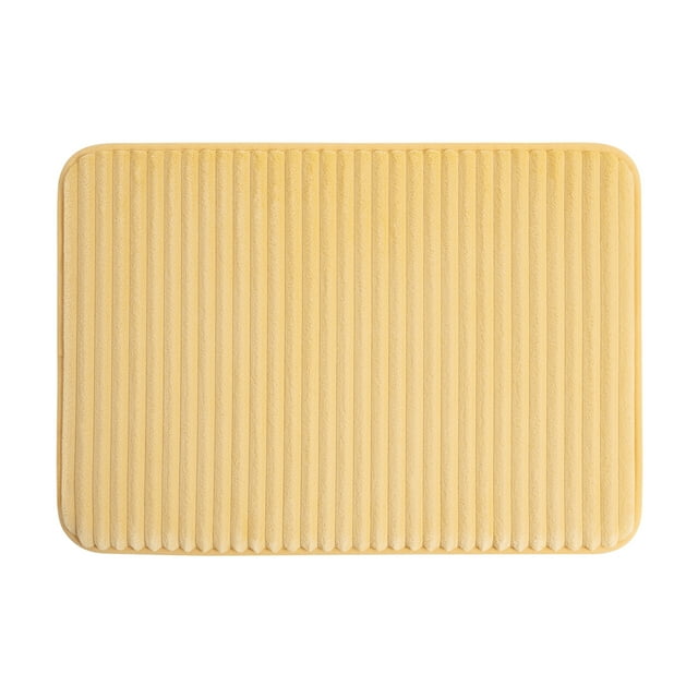 Mainstays Yellow Performance Foam 20"x 32" Bath Rug