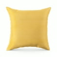 thumbnail image 1 of Mainstays 16 in x 16 in Yellow Solid Texture Outdoor Pillow, Yellow, 1 of 7