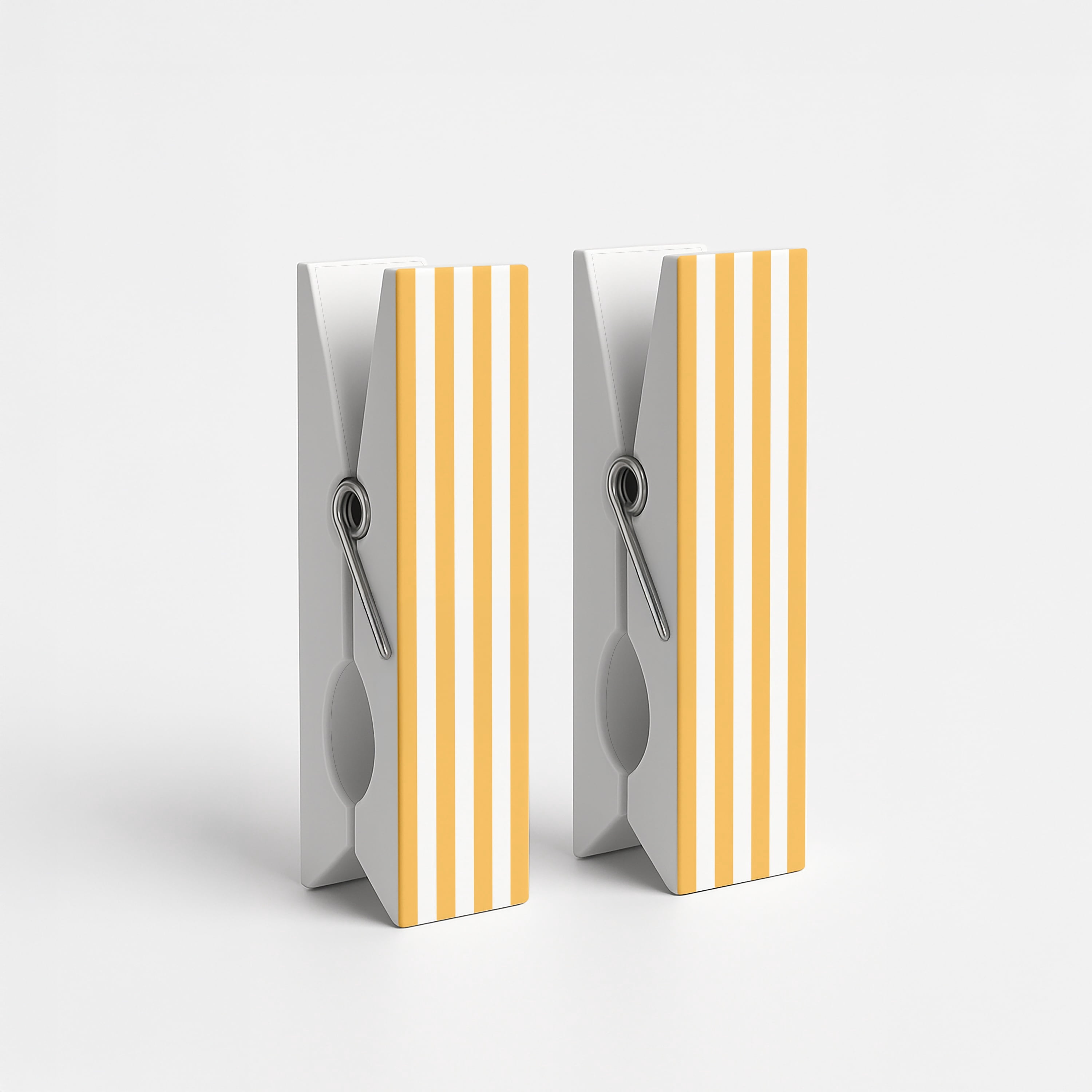 Mainstays Yellow Stripe Beach Towel Clips