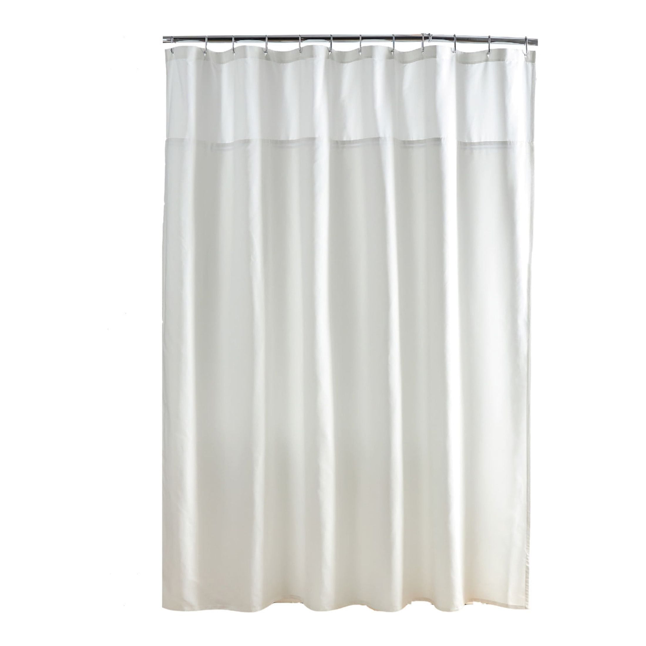 Mainstays Zip off Shower Curtain and Liner Set , Pack of 2, White ...
