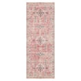 thumbnail image 1 of Mainstays Zula Acacia Low Pile Stain/Fade Resistant Polyester Indoor Runner Rug, Pink, 2'6" x 7', 1 of 6