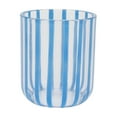 thumbnail image 1 of Mainstays by Becky G. & Alejandra 14-Ounce Short Acrylic Stripe Line Tumbler, Blue, 1 of 7