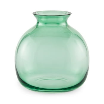 Mainstays by Becky G. & Alejandra 6" Indoor Green Glass Vase