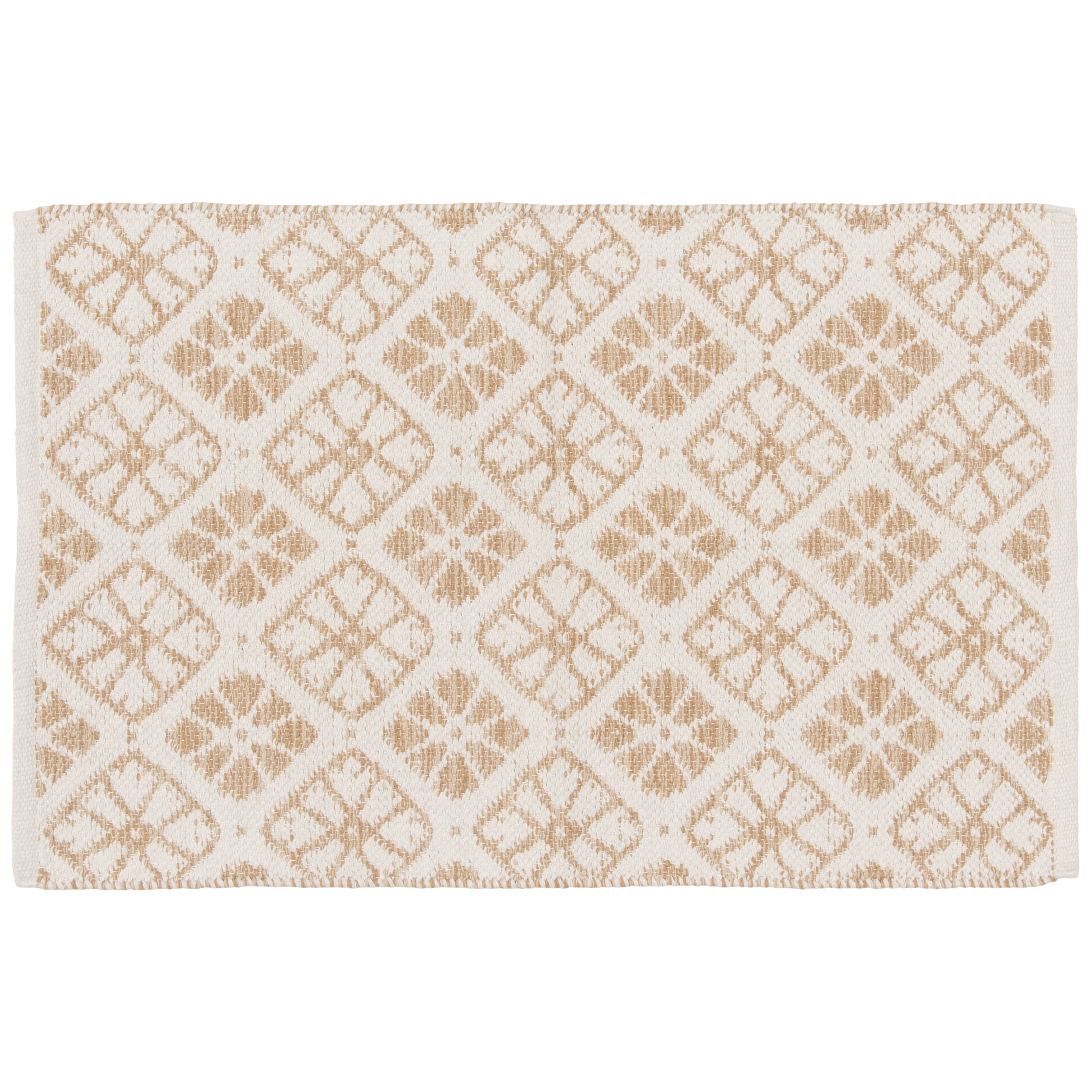 Mainstays by Becky G. & Alejandra Indoor Accent Rug, Beige Tile, 24" x 36"