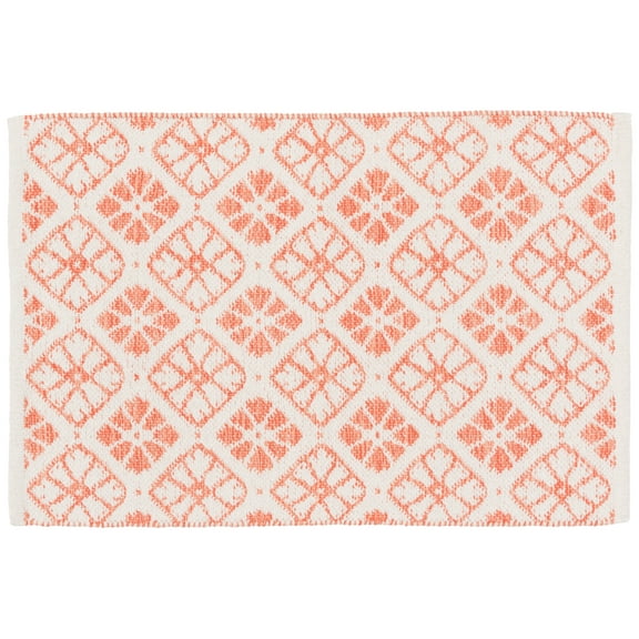Mainstays by Becky G. & Alejandra Indoor Accent Rug, Orange Tile, 24" x 36"