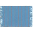 thumbnail image 1 of Mainstays by Becky G. & Alejandra Indoor/Outdoor Layering Rug, Blue Stripe, 24" x 36", 1 of 13