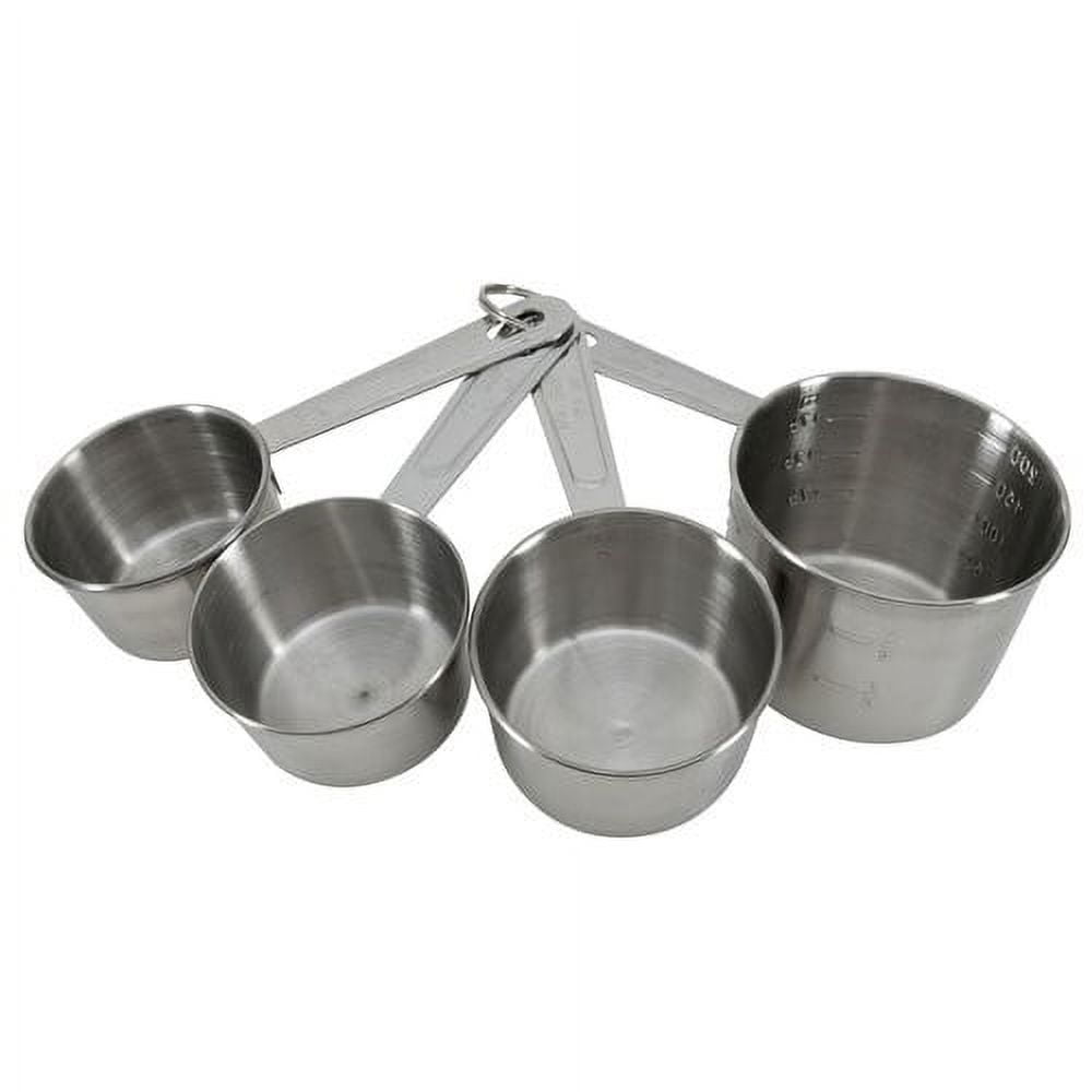 2lbDepot 1/4 Cup Measuring Cup, Premium 18/8 Stainless Steel Metal,  Stackable & Nesting, Accurate Measuring Cup Design for Dry & Liquid  Ingredients