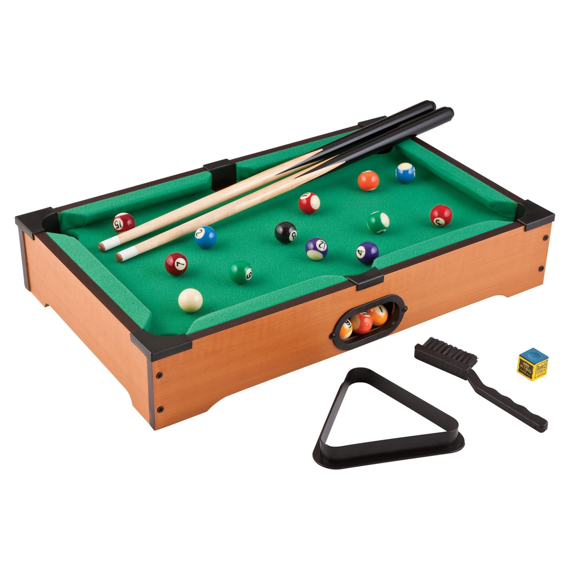 Sinister 20" Black and Green Table Top Mini Billiard Game Set