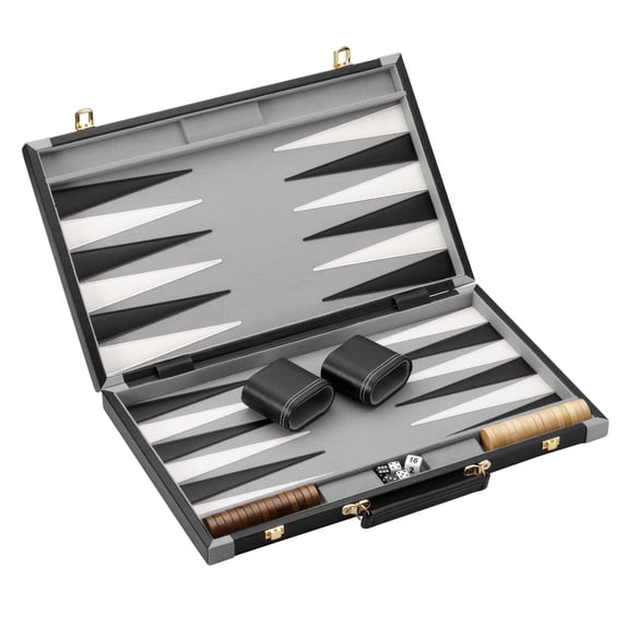 Mainstreet Classics 15" Pennsylvania Avenue Backgammon Game Set