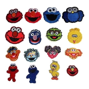 Mainstreet Classics Sesame Street Cookie Monster and Friends 16 Patch Set