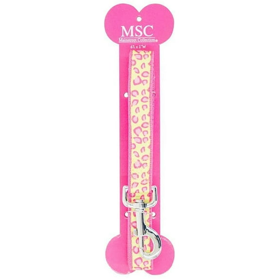 Mainstreet Collection Dog Leash - Cheetah Spots