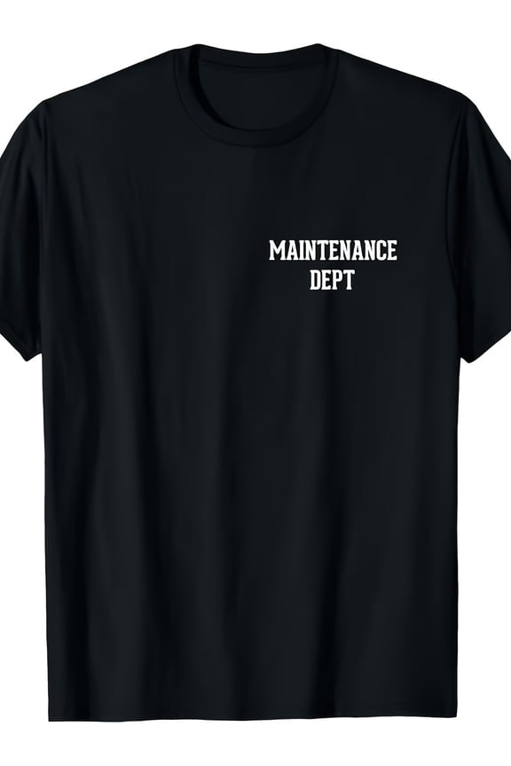 Maintenance Dept Employee Uniform T-Shirt T-Shirt Same Style for Men And Women 2025 Summer Short-Sleeved Printed T-Shirt Pure 220G