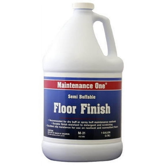 Maintenance One Gallon Floor Finish Semi-Buffable