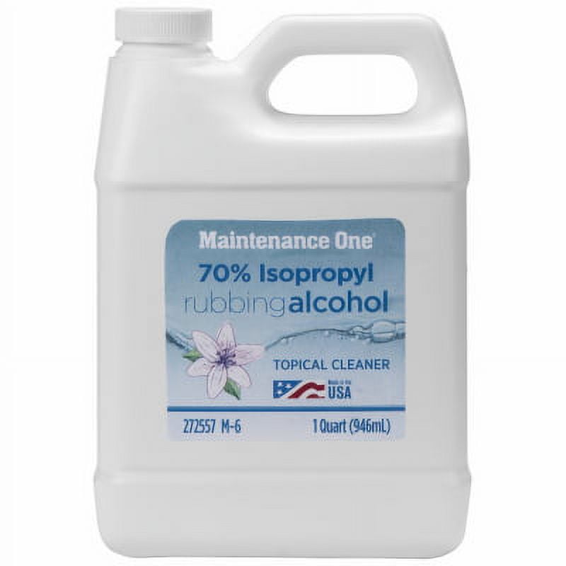Maintenance One Quart 70% Isopropyl Rubbing Alcohol., Each