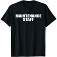 thumbnail image 1 of Maintenance Staff- Handyman Tee-Apartment Maintenance Shirt, 1 of 4
