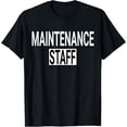thumbnail image 1 of Maintenance Staff & Handyman Uniform Design T-Shirt, 1 of 4