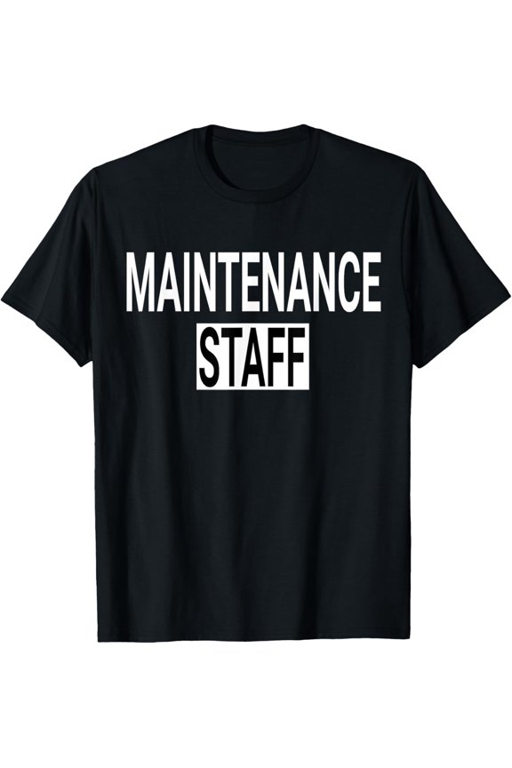 Maintenance Staff & Handyman Uniform Design T-Shirt