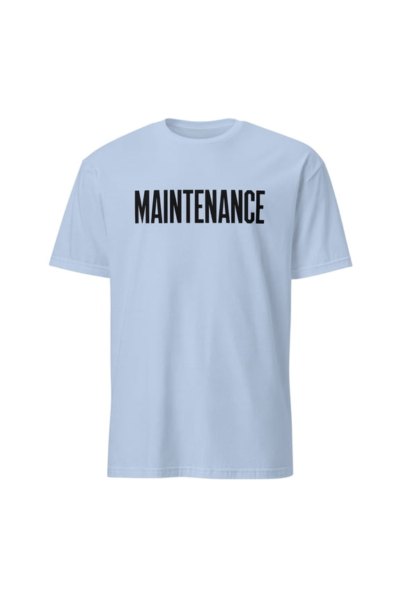 Maintenance Staff Work Uniform Professional Job T-Shirt (Light Blue, S)