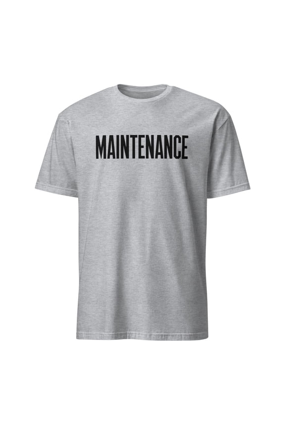Maintenance Staff Work Uniform Professional Job T-Shirt (Sport Grey, 3XL)