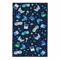 thumbnail image 1 of Mainstays Kids Game On Blue Green Indoor Area Rug, 3'x4'x8", 1 of 6