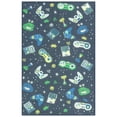 thumbnail image 1 of Mainstays Kids Game On Blue Green Indoor Area Rug, 4' x 6', 1 of 8