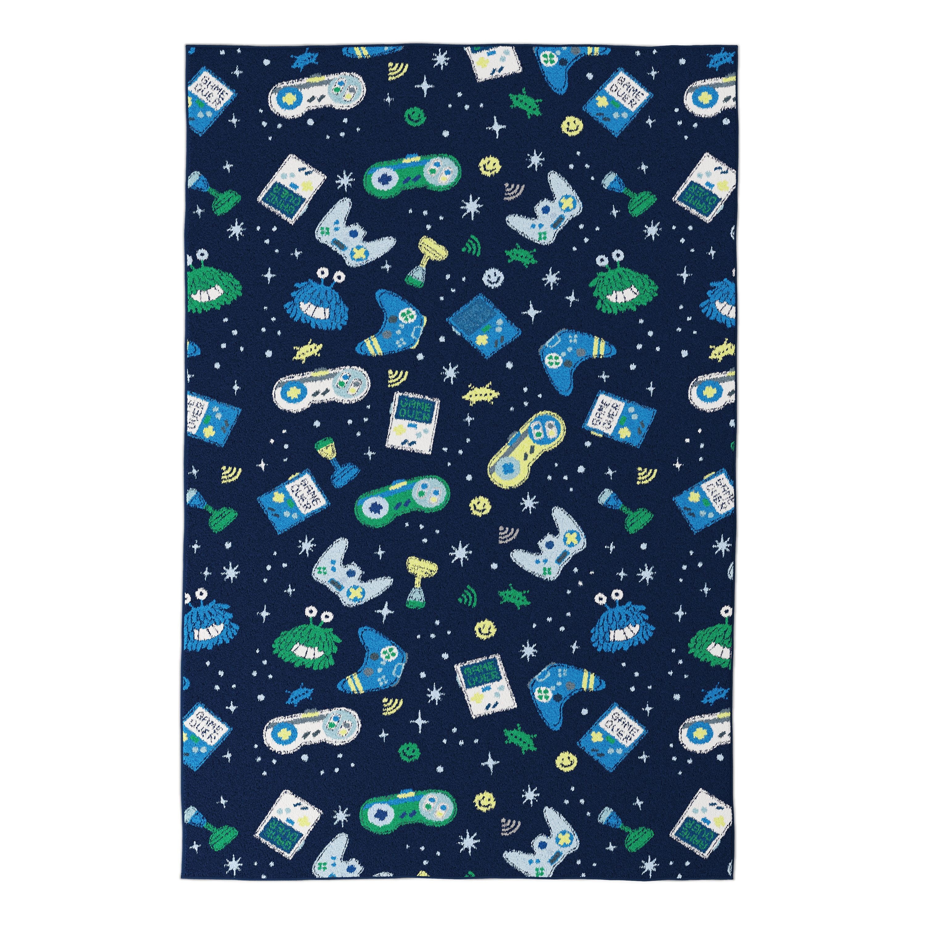 Mainstays Kids Tufted Gamer Area Rug, 4' x 6'