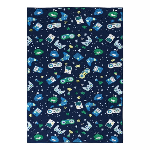 Mainstays Kids Tufted Gamer Area Rug, 5' x 7'