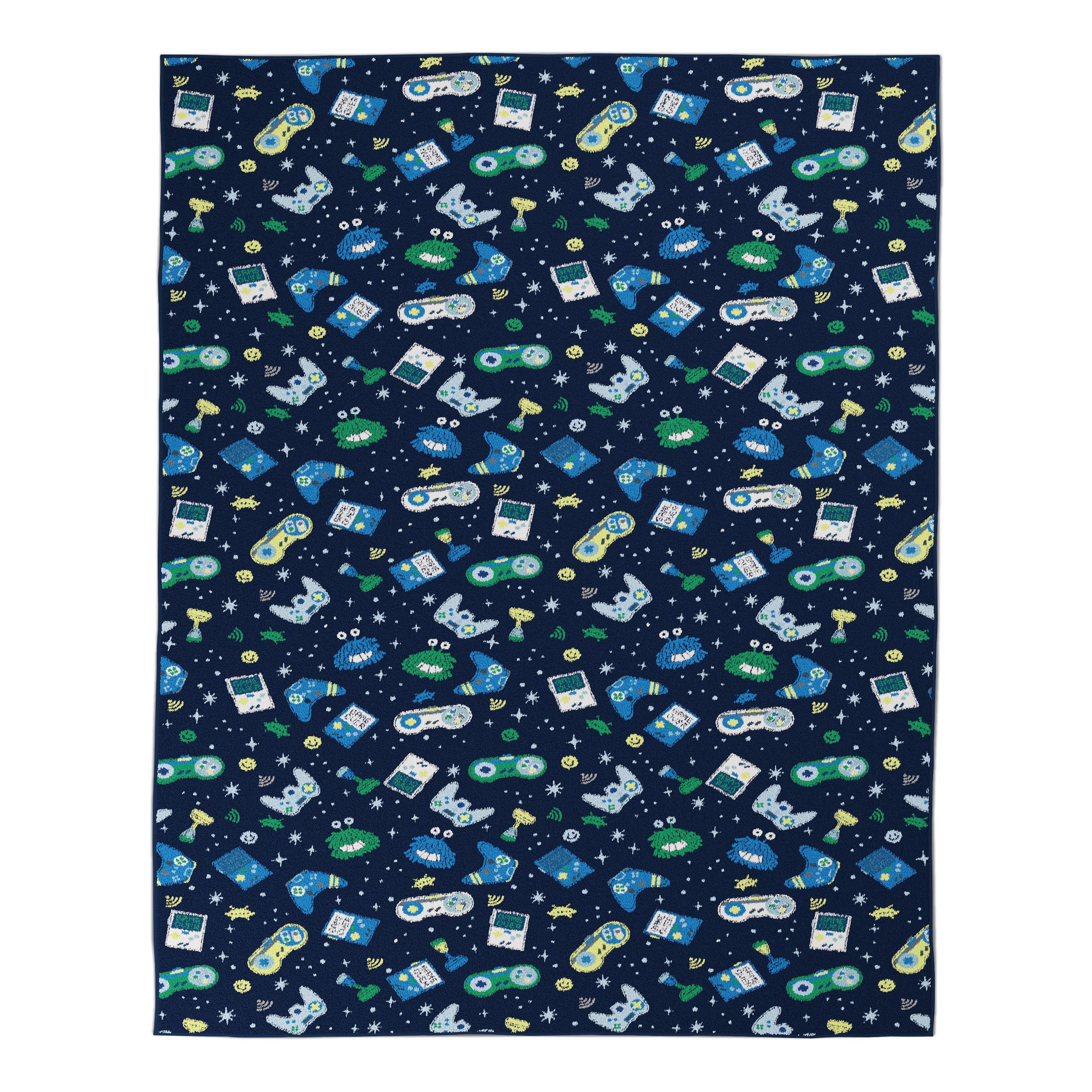 Mainstays Kids Tufted Gamer Area Rug, 8 ft x 10 ft