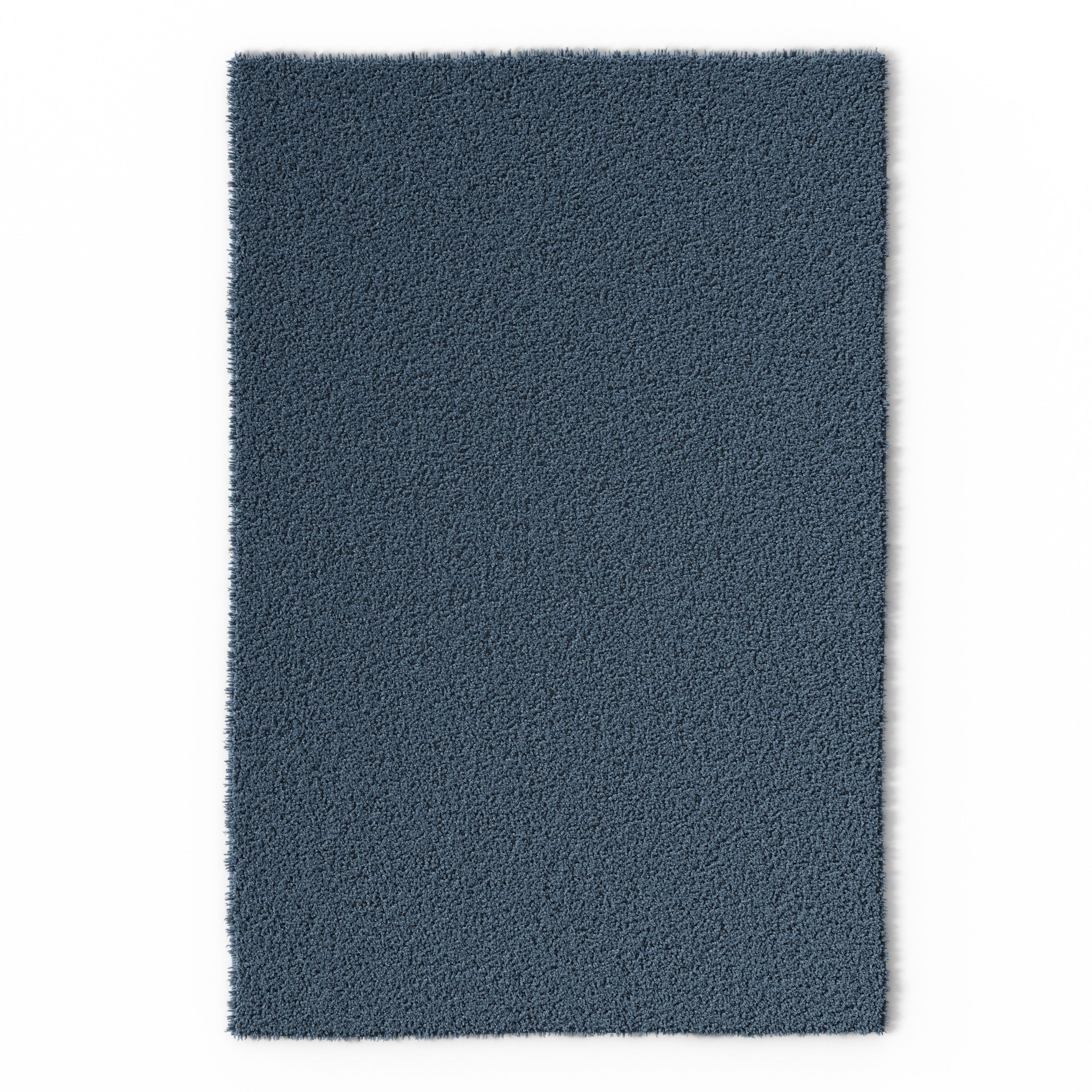 Mainstays Kids Blue Shag Indoor Area Rug, 3 ft x 4 ft 8 in