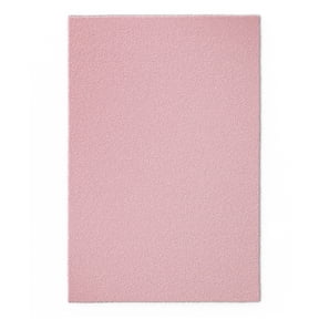 Mainstays Kids Tufted Shag Washable Area Rug, Light Pink, 3 ft x 4 ft 8 in