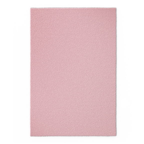 Mainstays Kids Tufted Light Pink Shag Washable Area Rug, 4' x 6'