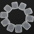 thumbnail image 1 of Mairbeon 10Pcs/Set SD SDHC Memory Card Transparent Storage Box Protective Case Holder, 1 of 9