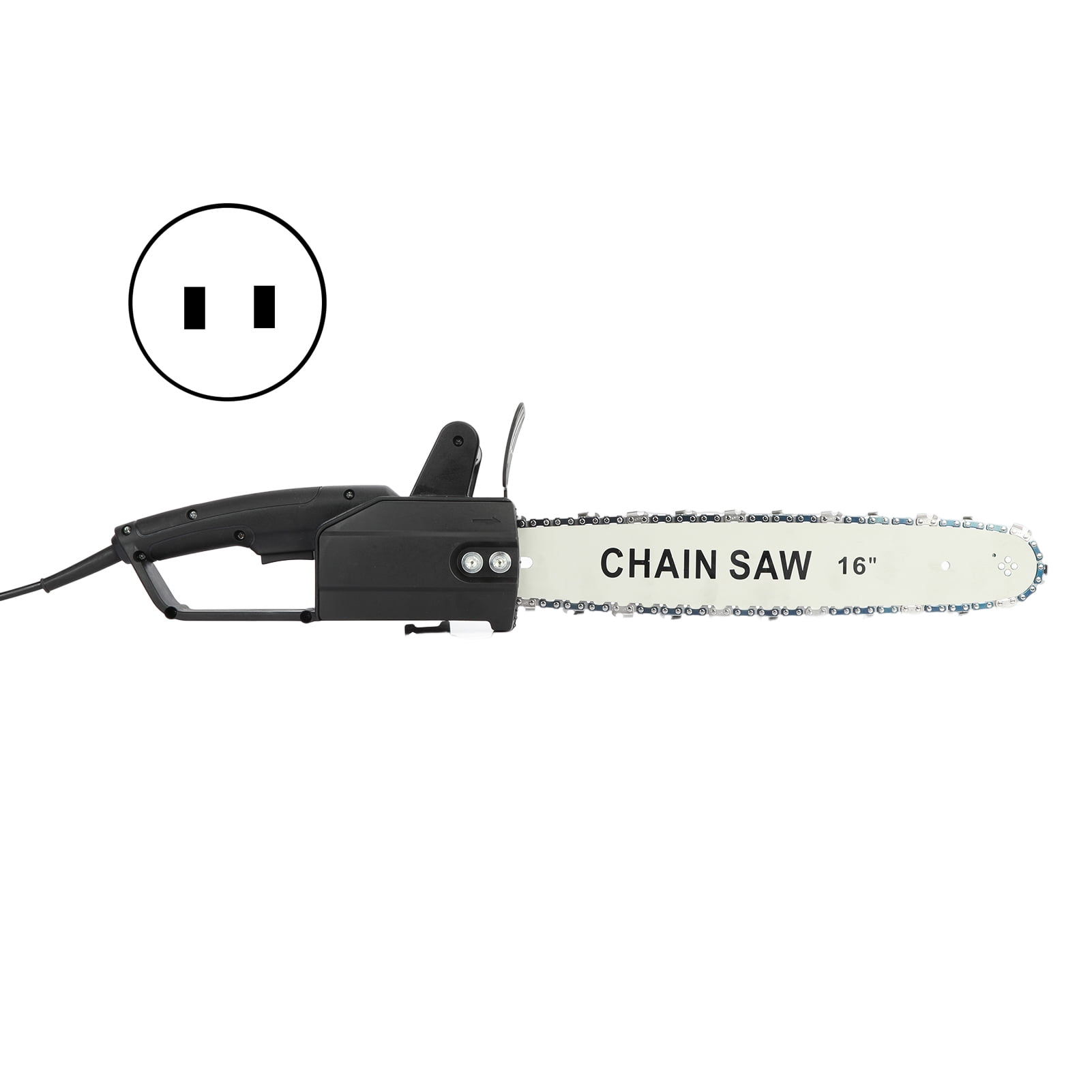 Mairbeon 16 Inch US/UK/EU/Australian Plug High Hardness Quenched Chain Electric Chainsaw 2.6KW