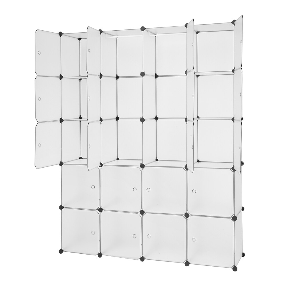 Mairbeon 20 Storage Cube Organizer Plastic Cubby Shelving Drawer Unit