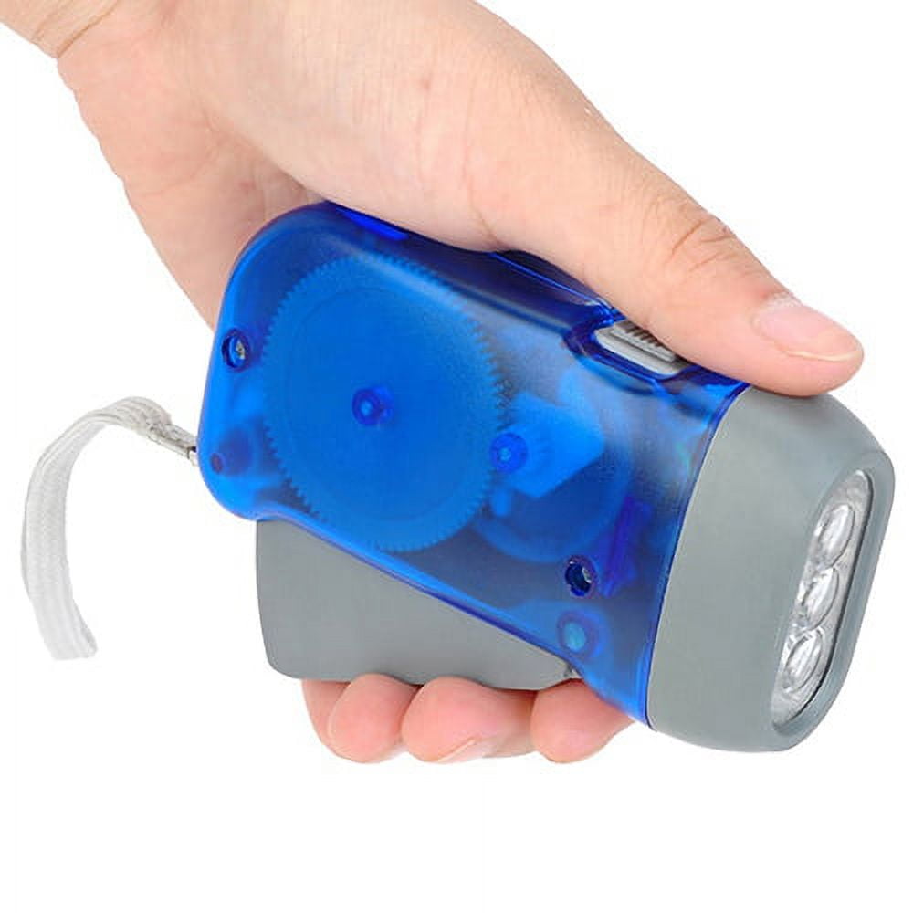 Hand Crank Traveling Torch Light Battery-Free Camping Lights 3 LEDs Hand  Pressing Flashlight Manual Generator Flashlight - AliExpress