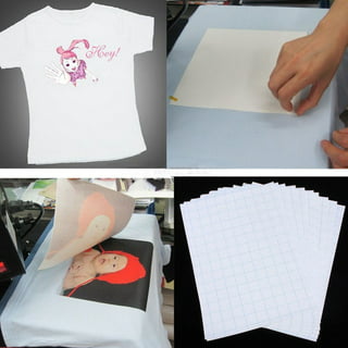 NIBESSER Papel de Transferencia Térmica Papel Transfer para Camisetas  Cristal Vinilo Termoadhesivo Textil para Circut Kit de Bricolaje para Cuero