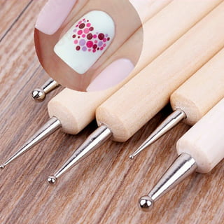 ACRYLIC PAINT Nail Dotting Tool NEEDLE & DOTTER Double Ended Manicure NAIL  ART