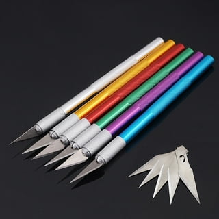 Shop SUPERFINDINGS 8Pcs 8 Colors Craft Knife Pens with 24 Carving Tool  Refills Small Craft Project Retractable Carving Pen Knife High Precision Paper  Cutter Pen for Carving DIY Art Cutting Stencil for