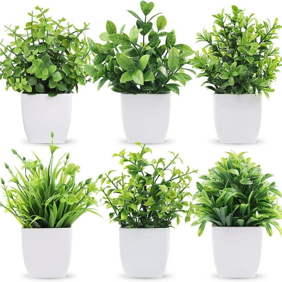 Mairbeon Artificial Bonsai Vivid Non Wither Realistic Decorative Living Room Bedroom Artificial Eucalyptus Plants Home Decor for Hotel